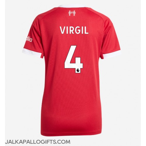 Liverpool Virgil van Dijk #4 Kotipaita Naiset 2025-26 Lyhythihainen